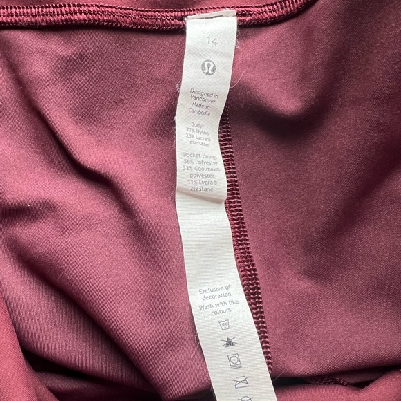 Wunder Train High Rise 28 Red Merlot - Picture 4 of 5